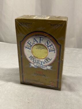1992 Edition Leaf Set Baseball Series 2 Factory Sealed Box 36 Packs